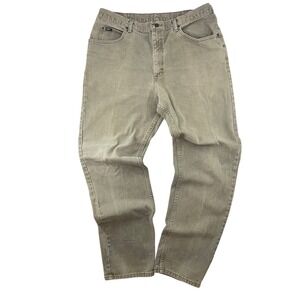 Vintage Lee Jeans Relaxed Fit Cotton Denim Pants Jeans‎ Green 36x34 Grunge